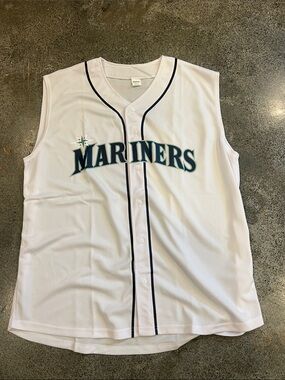 Seattle Mariners Sleeveless Baseball Jersey. Julio Rodriquez #44 Unisex
